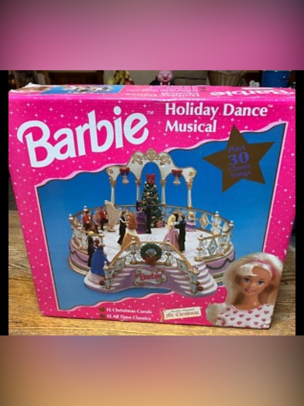 Mr. Christmas Barbie Holiday Dance Musical - Pink